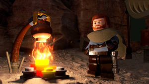 Lego Star Wars With Obi-wan Resting Wallpaper