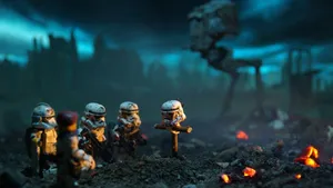 Lego Stormtroopers Cool Hd Wallpaper
