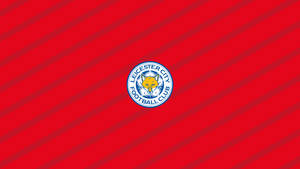 Leicester City Red Striped Wallpaper