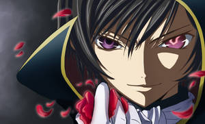 Lelouch Lamperouge Red Flower Wallpaper