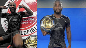 Leon Edwards Posing With Belt Wallpaper