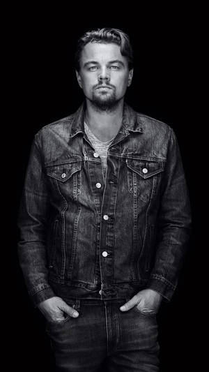 Leonardo Dicaprio In Denim Wallpaper