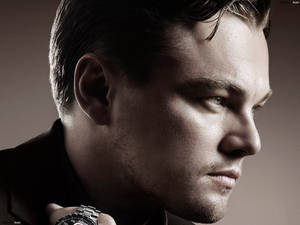 Leonardo Dicaprio Side Profile Look Wallpaper