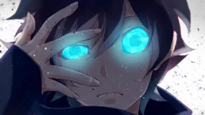 Leonardo Watch Anime Blue Wallpaper