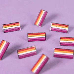Lesbian Flag Brooch Wallpaper