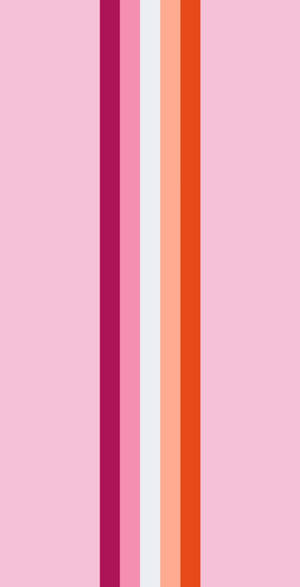 Lesbian Pride Flag With Shades Of Pink Wallpaper