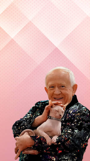 Leslie Jordan Petting Cat Wallpaper