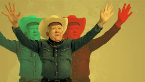 Leslie Jordan Three Colors Wallpaper