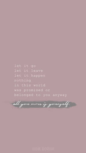 Let Go Pastel Wallpaper