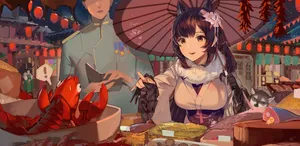 Let's Celebrate With Lobster At Atago's Cuisine Wallpaper