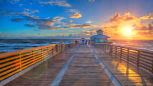 Let The Beautiful Sunshine Fill Your Day With Joy Wallpaper