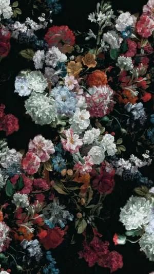 Let The Beauty Of Dark Flowers Inspired You Wallpaper