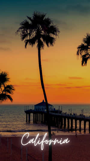 Let The Sun Set On A Perfect Day In California. Wallpaper