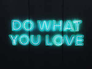Let Your Creativity Shine Through With A Neon-lighted Laptop Wallpaper
