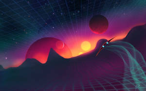 Let Your Imagination Journey Into The Vastness Of Space. Wallpaper