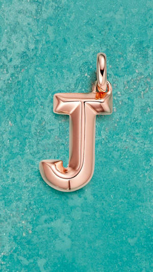 Letter J Pendant Wallpaper