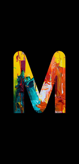 Letter M Painting Wallpaper