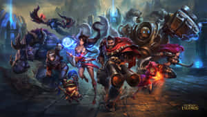 Level Up Your Gaming Experience With A League Of Legends Laptop Wallpaper