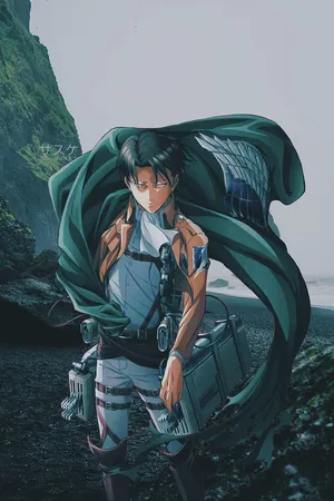 Levi Ackerman Fights For Humanity In Attack On Titan Wallpaper