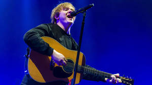 Lewis Capaldi At Brixton Academy Wallpaper