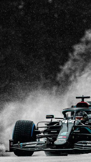 Lewis Hamilton F1 Car Wallpaper