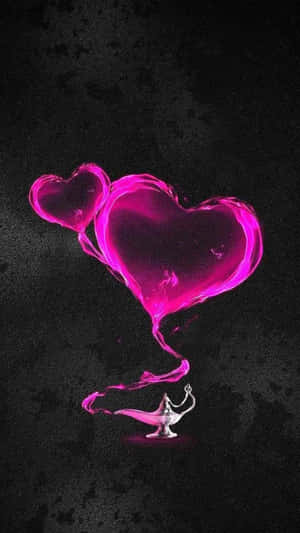 Lg G4 Pink Heart Wallpaper