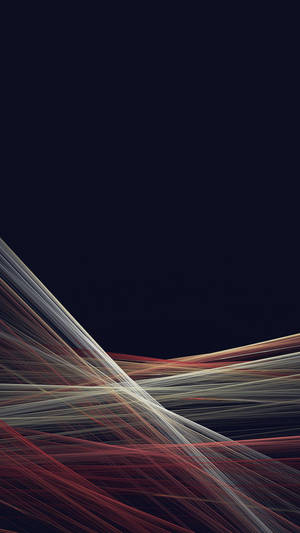 Lg Phone 3d Lines In Dark Wallpaper