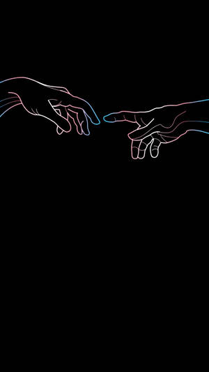 Lgbt Colored Hands Wallpaper