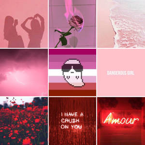 Lgbt Lesbian Pink Aesthetic Wallpaper