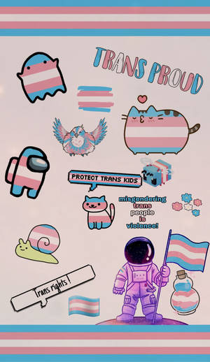 Lgbt Trans Proud Art Wallpaper