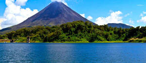 Liberia Blue Ocean Mountain Wallpaper