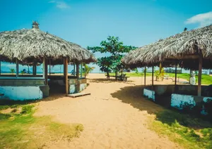 Liberia Nipa Huts Wallpaper