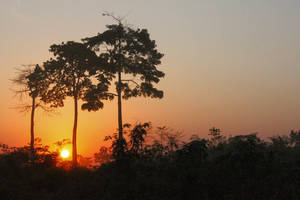 Liberia Sunset Sky Wallpaper