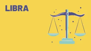 Libra Yellow Background Wallpaper