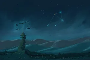 Libra Zodiac Constellation Wallpaper