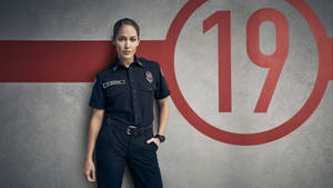 Lieutenant Andy Herrera In Action At Station 19 Wallpaper