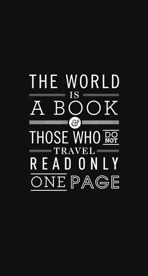 Life Is An Adventure - Explore The World With Your Smartphone Wallpaper