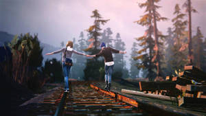 Life Is Strange Hanging At Tracks Wallpaper