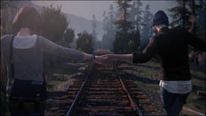 Life Is Strange Holding Hands Wallpaper