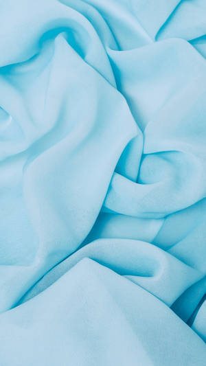 Light Blue Aesthetic Fabric Wallpaper