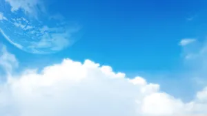 Light Blue Aesthetic Moon Sky Wallpaper