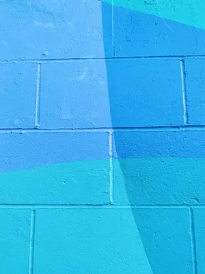Light Blue Brick Wall Wallpaper