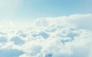 Light Blue High Resolution Clouds Wallpaper