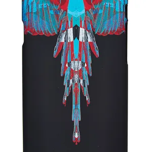 Light Blue Red Wings From Marcelo Burlon Wallpaper