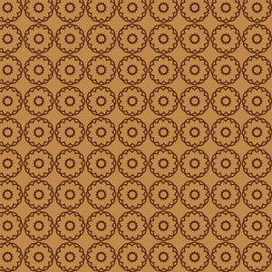 Light Brown Floral Pattern Wallpaper