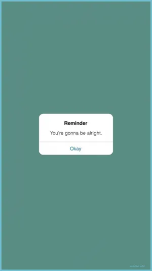 Light Green Aesthetic Reminder Wallpaper