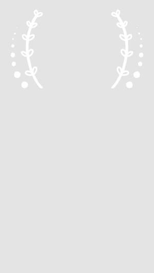 Light Grey Aesthetic Floral Wallpaper