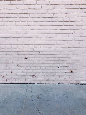 Light Pink Brick Wall Wallpaper