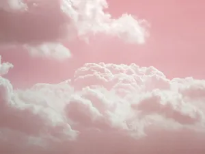 Light Pink Clouds Wallpaper