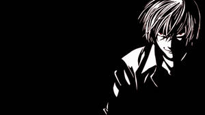 Light Yagami Black Anime Wallpaper